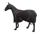 BARN & STABLE 600D Horse Turnout Blankets Sheet for Horse Waterproof 3000 and Breathable 3000 Horse Turnout Rain Sheet Blanket No Fill with Leg Straps
