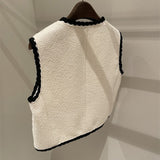 Women's Fashion Simple Wool Horse Jacket