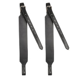 Exion Horse Stirrup Leather for English Saddle | Wide Horse Stability Leather Stirrup for Dressage and Jumping Saddles (Black 48 inch)