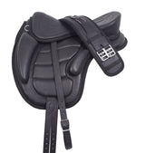 Treeless Freemax Leather English Horse Saddles Size 15" to 18" Inch