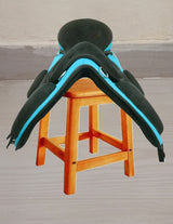 Treeless Synthetic Horse Saddle with Girth & Stirrups 13 to18 inch