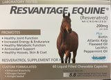 Resvantage Equine Supplement 60 chewable resveratrol Liquid Filled Capsules for Horses