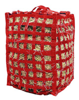 Derby Originals Natural Grazer Patented Four Sided Slow Feed Horse Hay Bale Bag with Exclusive Super Tough Bottom Red (71-7133-RED)