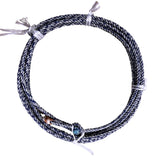 AJ Tack Waxed Nylon Kid Rope Blue