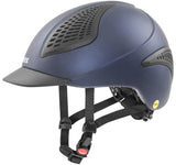 uvex exxential II MIPS Horse Riding Helmet for Women & Men Navy mat S-M - Adjustable Helmet with Integrated MIPS System