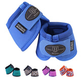 Harrison Howard Horse Bell Boots Overreach Bell Boots No-Turn Bell Boots for Horse-Sturdy Protective Hoof Boot