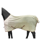 BARN & STABLE Breathable and UV Protective Tear-Resistant Mesh Horse Fly Sheet Comfy Equine Summer Sheet with Removable Web Leg Straps