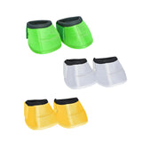 2Pcs Horse Bell Boots Horse Care Boot with Loop Closure Lightweight