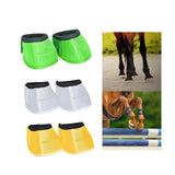 2Pcs Horse Bell Boots Horse Care Boot with Loop Closure Lightweight