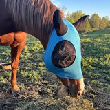 ‌UV Protection Horse Fly Mask Adjustable Breathable Mesh for Riding