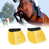 2Pcs Horse Bell Boots Horse Care Boot with Loop Closure Lightweight