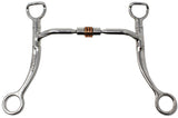 Professional Equine Horse Stainless Steel Western 5.5" Copper Roller Jointed Mouth Curb Horse Bit 35315C