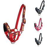 Tahoe Tack Nylon Overlay Alpaca Halter with Padded Noseband (Red Aztec Large)