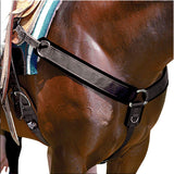 Professionals Choice SMX Neoprene Breast Collar for Horses | 4-Way Stretch with Stainless Steel D-Rings | Universal Size | Black