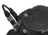 Paris Tack Rolled Leather Grab Strap with Stainless Steel Buckles for English Saddles. 1 Year Warranty